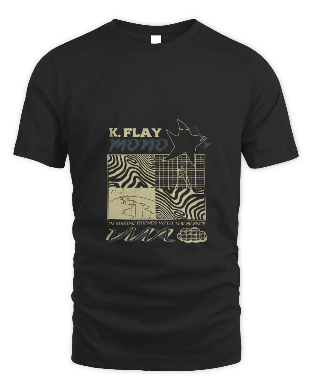 K.Flay Mono I'M Making Friends With Silence 2025 Tour Official Shirt