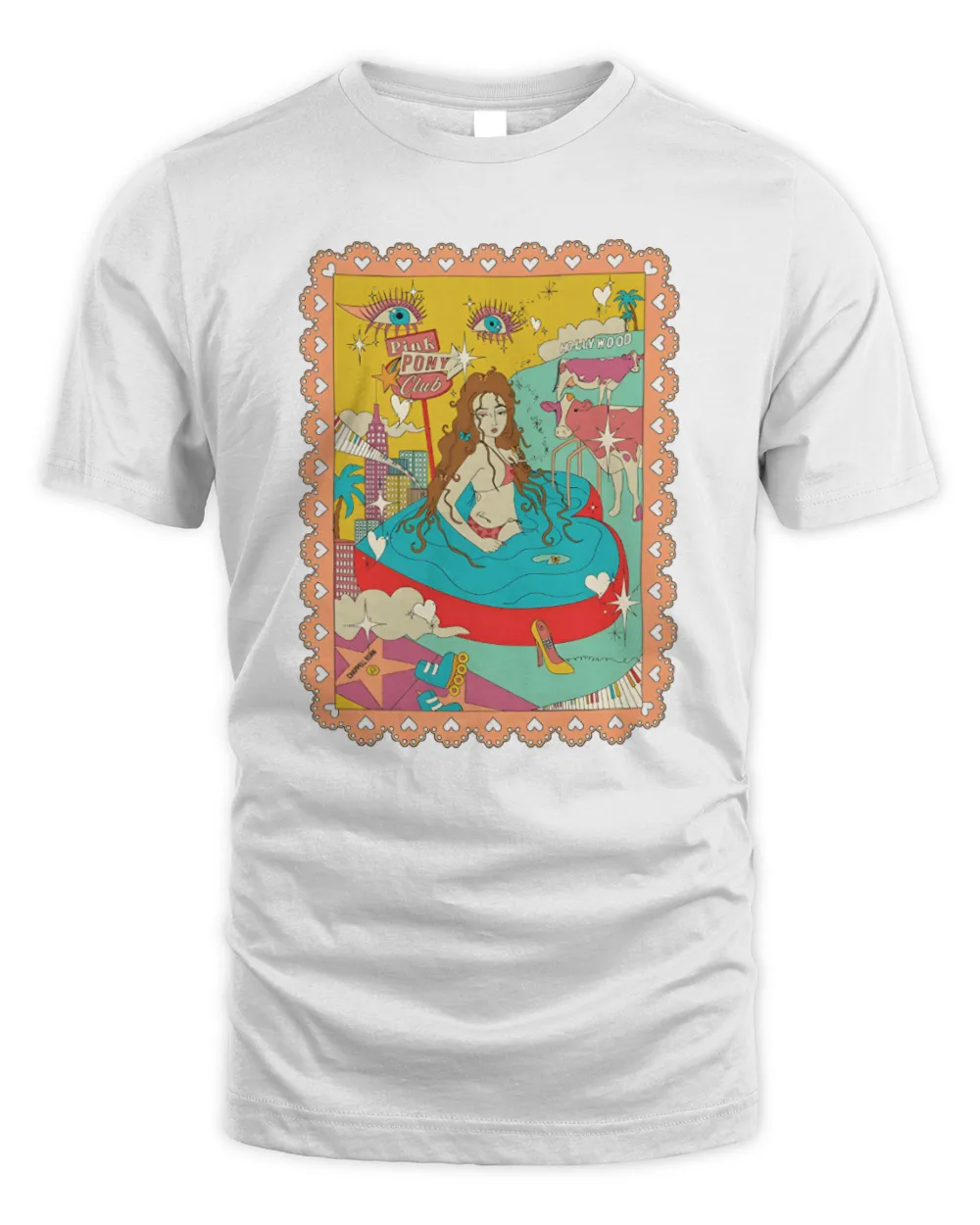 Chappell Roan Merch Pink Pony Shirt