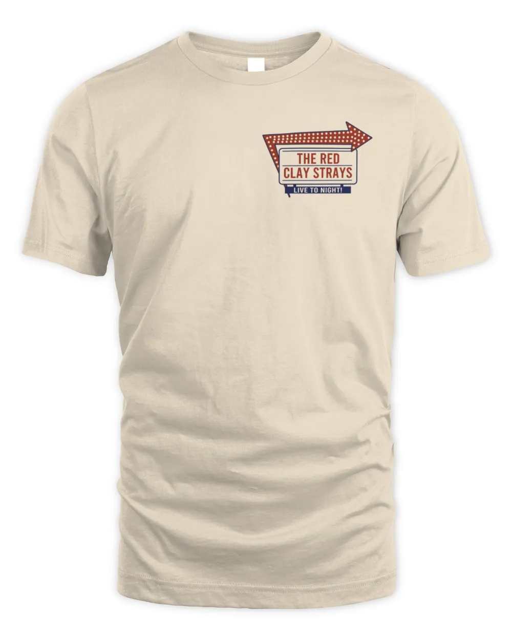 Official Tour Merch Red Clay Strays Cherokee Nc 2025 T-Shirt
