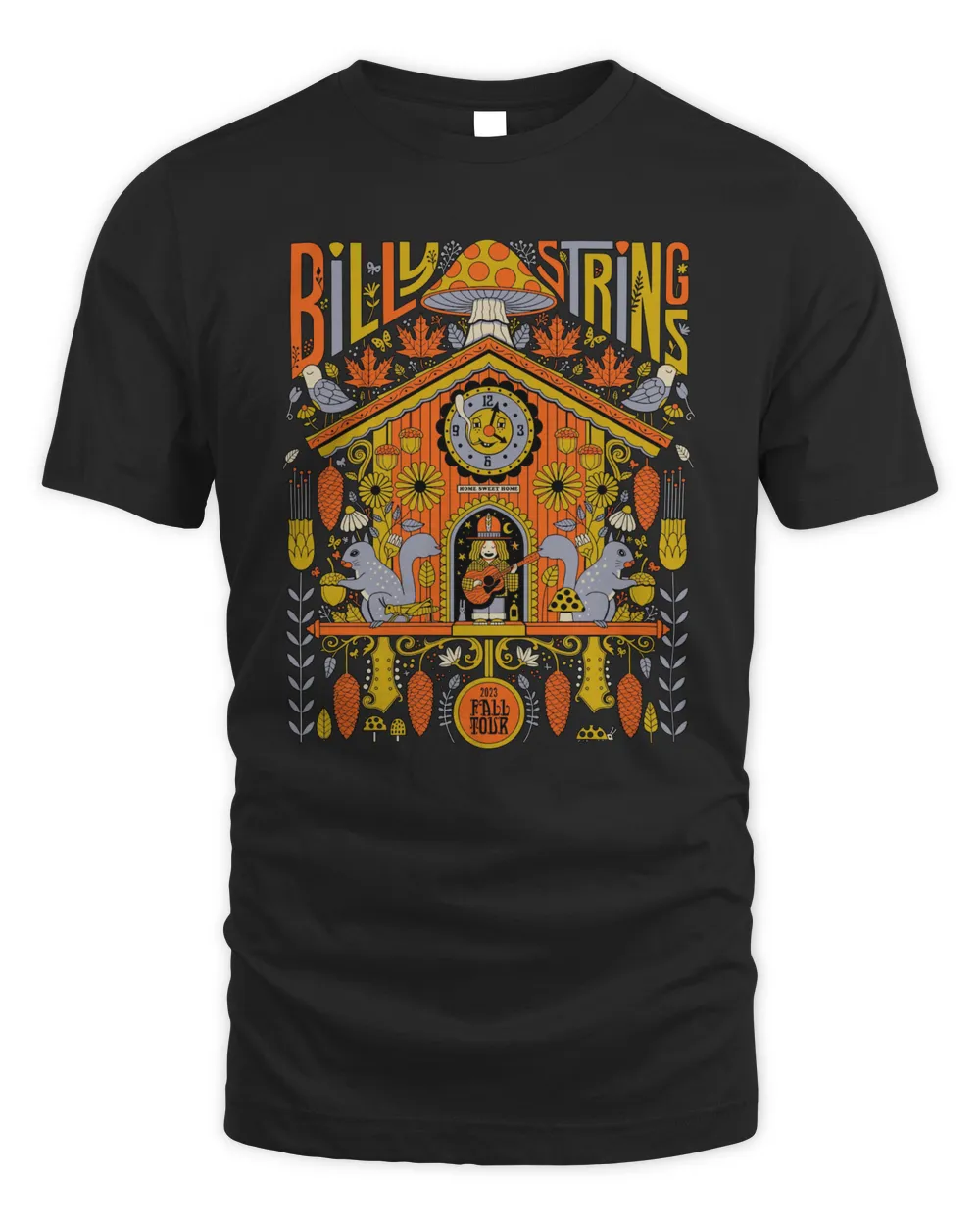 Billy Strings Merch #4 Fall Tour Poster Official Shirt