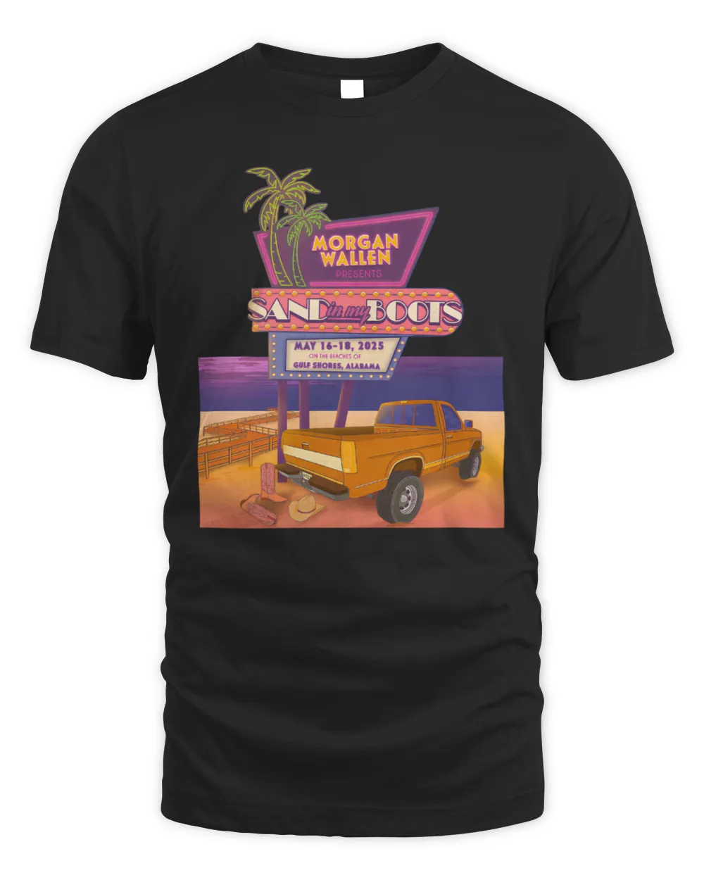 Official Morgan Wallen Sand In My Boots Even Shirt May 16-18, 2025