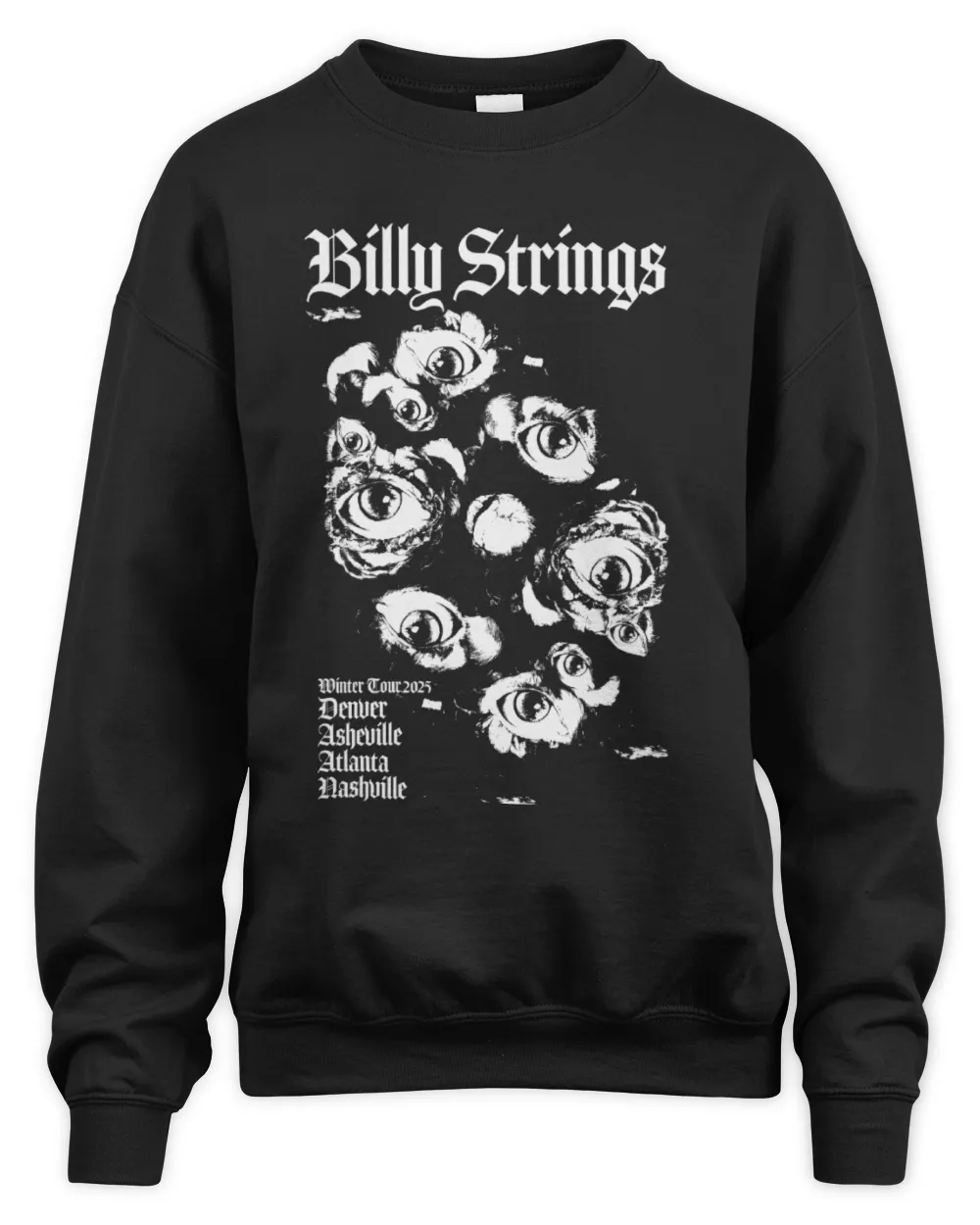 Billy Strings Merch Floral Gaze Sweatshirt