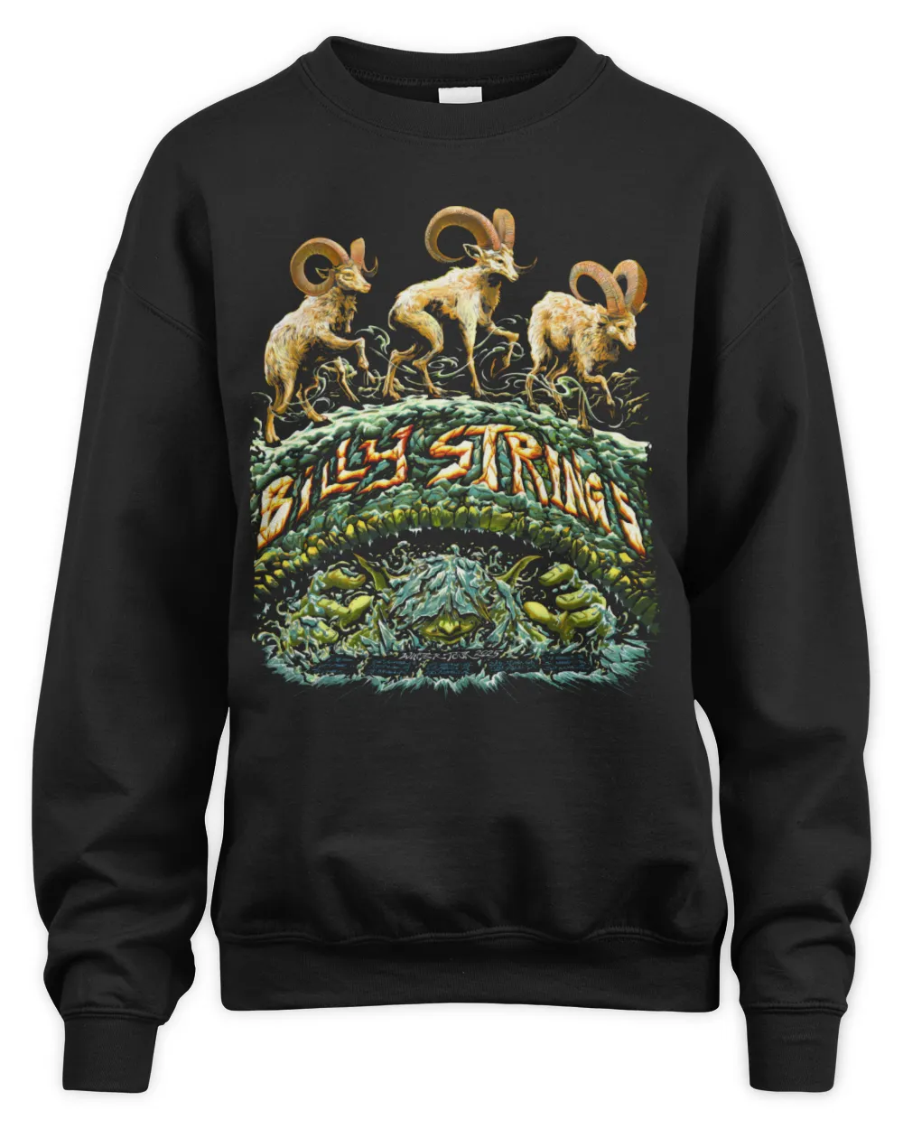 Billy Strings Merch Winter 2025 Tour Poster Sweatshirt