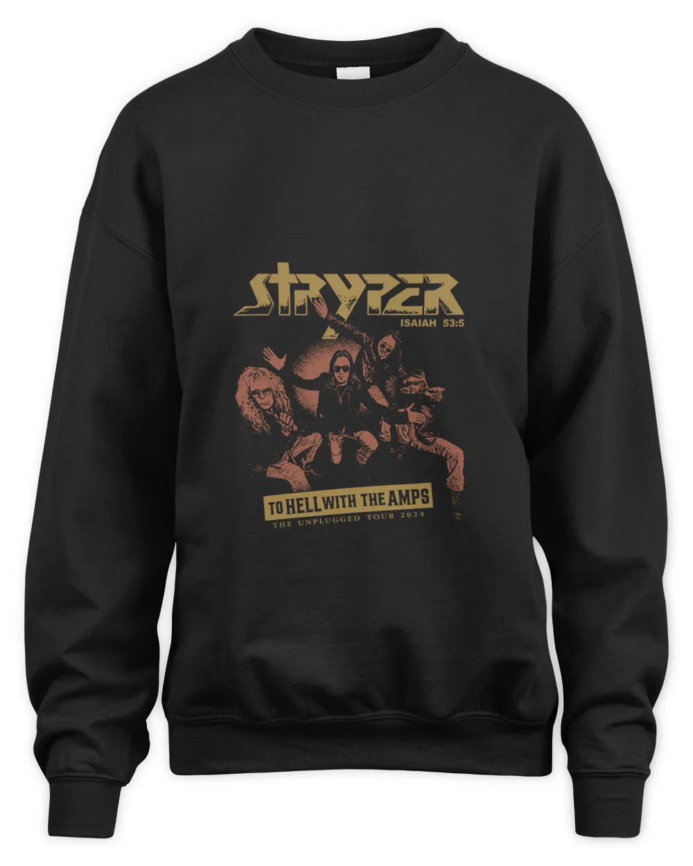 Stryper Merch 2024 Tour Band Photo Official Sweatshirt