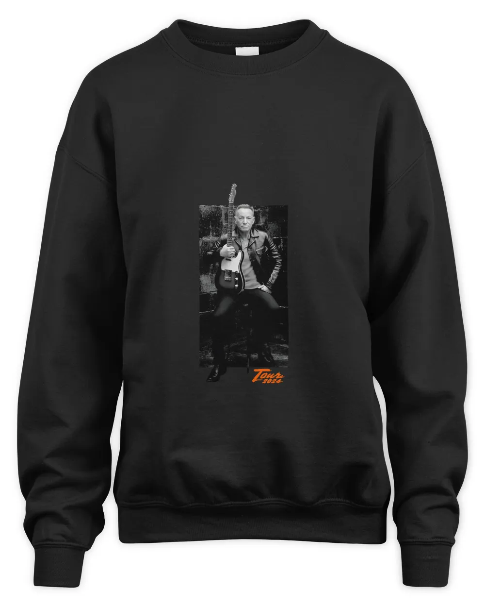 Official Springs Sweatshirtn & The E-Street Band 2024 World Tour Portrai Sweatshirt