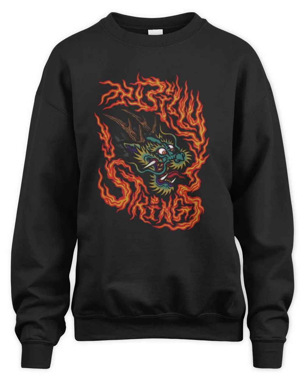 Billy Strings Merch Dragon Winter Tour 2025 Sweatshirt