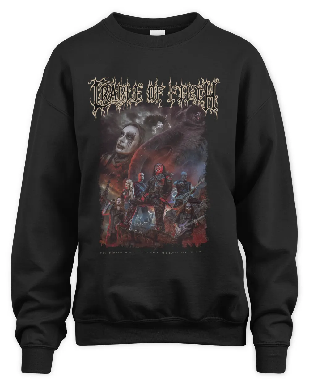 Cradle Of Filth Cthulhu Black Tour Sweatshirt