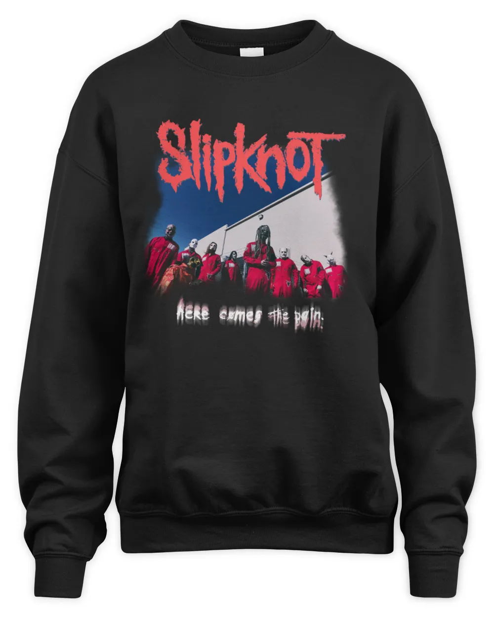 Slipknot Merch Here Comes The Pain Tour 2024 Photo Sweatshirt