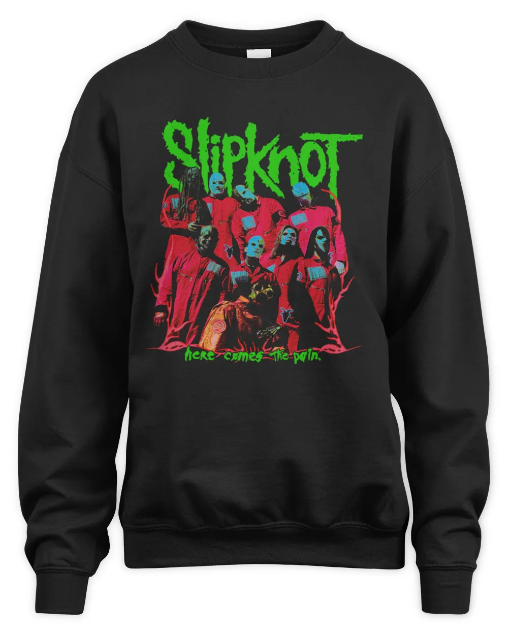 Slipknot Merch Here Comes The Pain Photo Sweatshirt