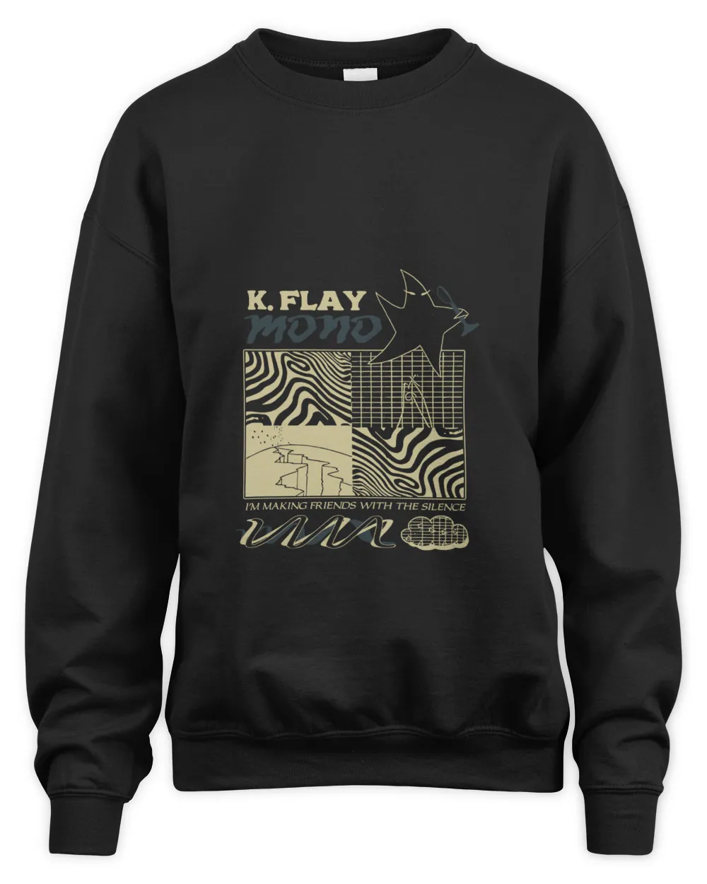 K.Flay Mono I'M Making Friends With Silence 2025 Tour Official Sweatshirt