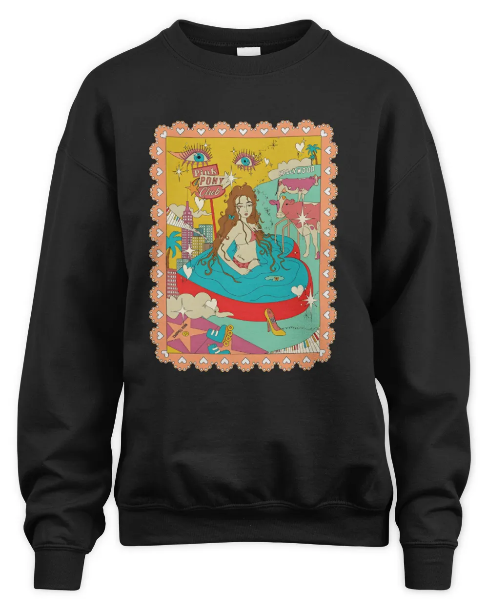 Chappell Roan Merch Pink Pony Sweatshirt