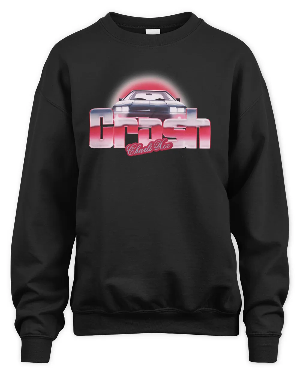 Charli Xcx Merch Crash Long Sleeve Sweatshirt