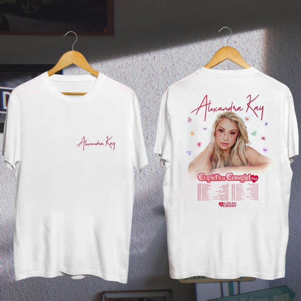 Alexandra Kay Graphic Shirt, 2025 Alexandra Kay Cupid'S A Cowgirl Tour Shirt