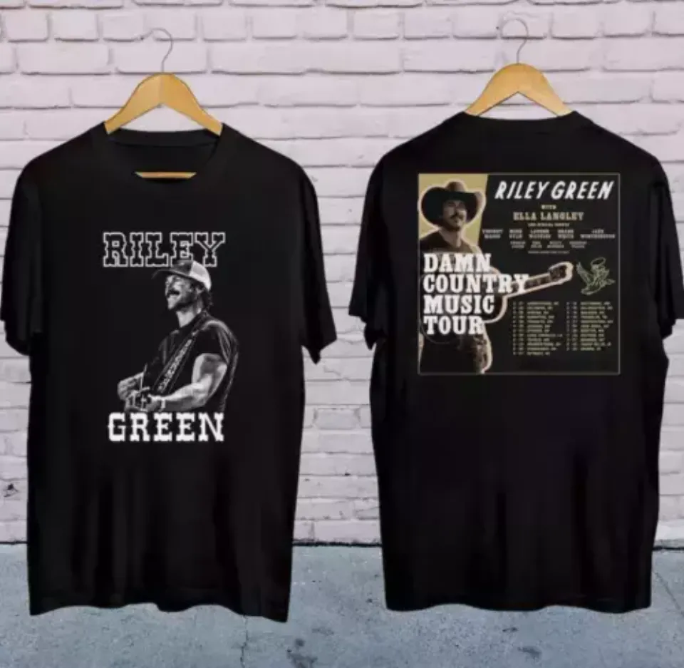 2025 Riley Green Damn Country Music Tour Shirt, Riley Green 2025 Concert