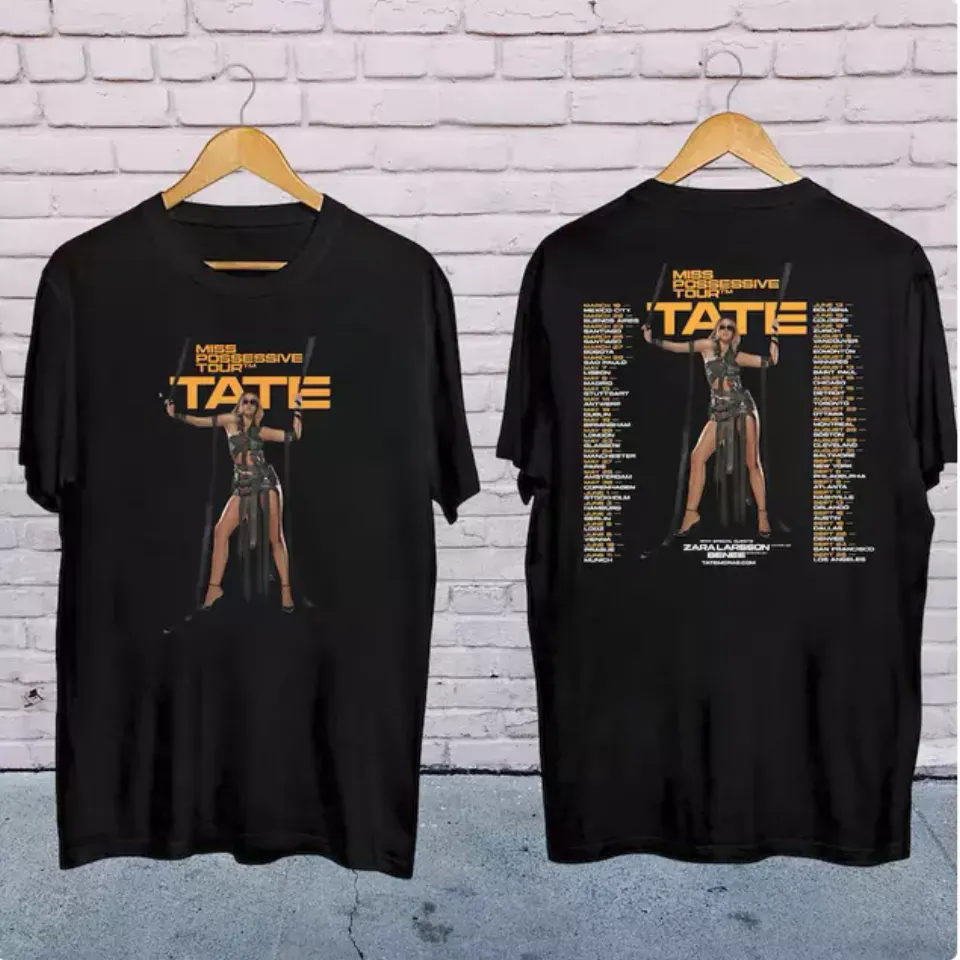 2025 Tate Mcrae Miss Possessive Tour Shirt