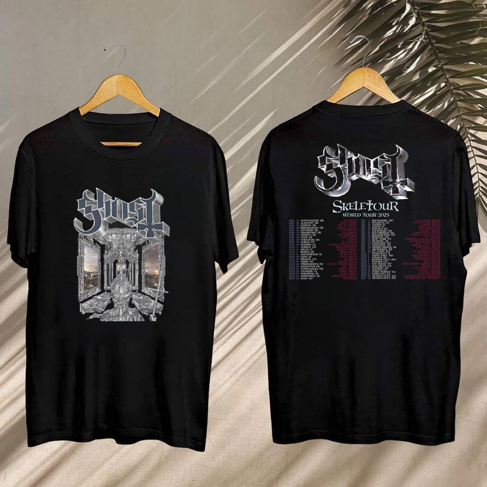 2025 Ghost Skeletour World Tour Shirt, Ghost World Tour Fan Gift, Ghost Skeletour World Tour Shirt