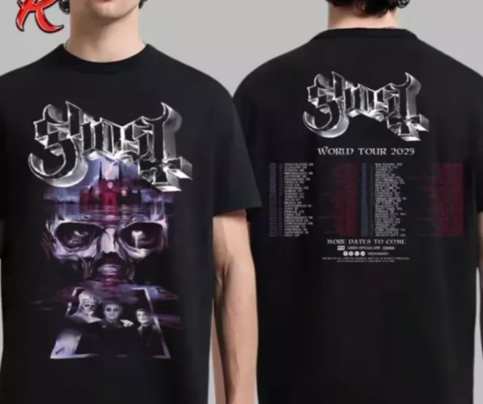 Ghost Band World Tour 2025 Music Shirt, Ghost Band 2025 Music Shirt
