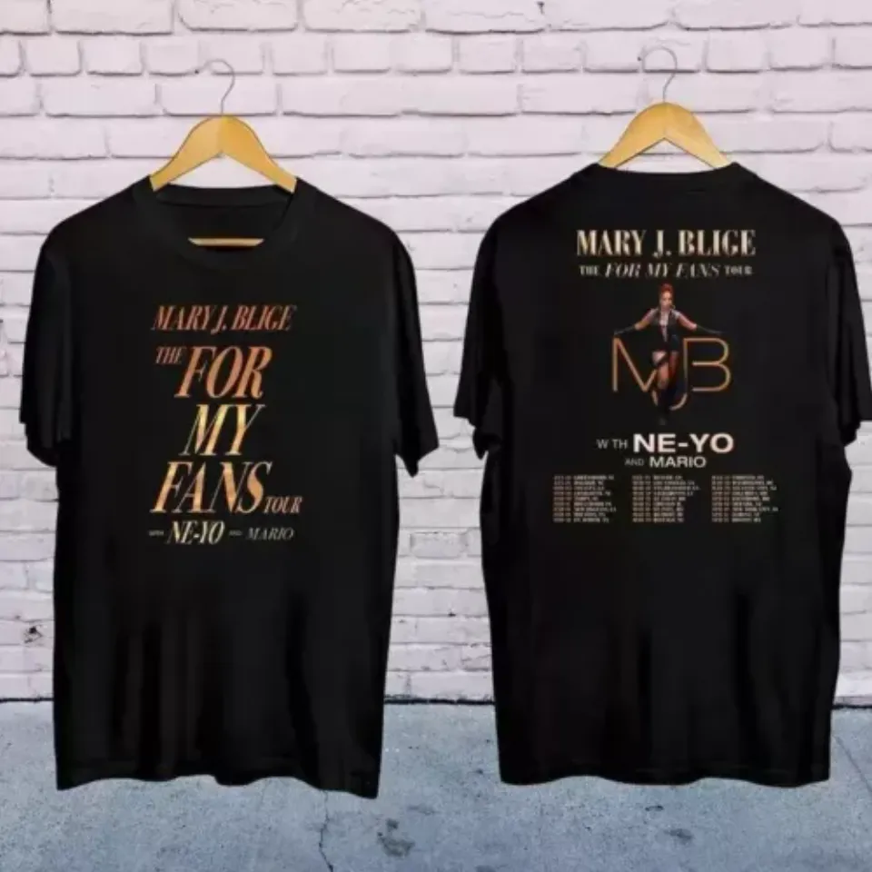 2025 Mary J Blige The For My Fans Tour Shirt, Mary J Blige 2025 Concer Shirt