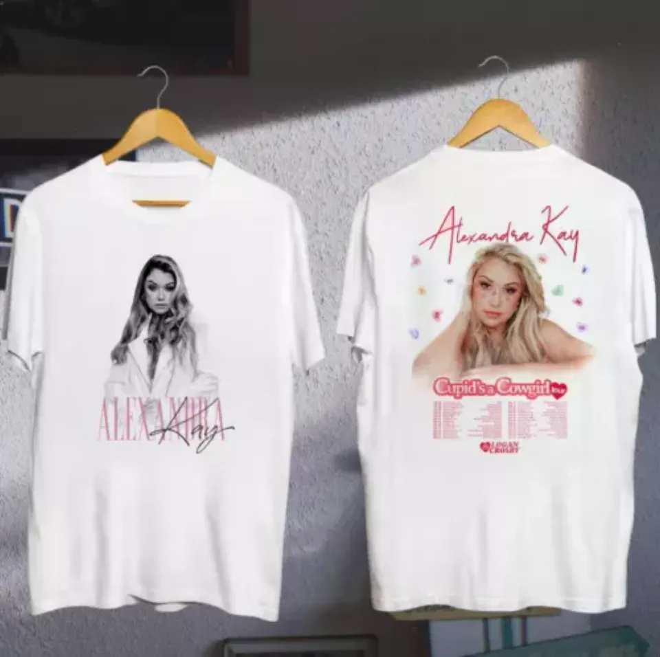 Graphic 2025 Alexandra Kay Cupid'S A Cowgirl Tour Shirt, Alexandra Kay Shirt