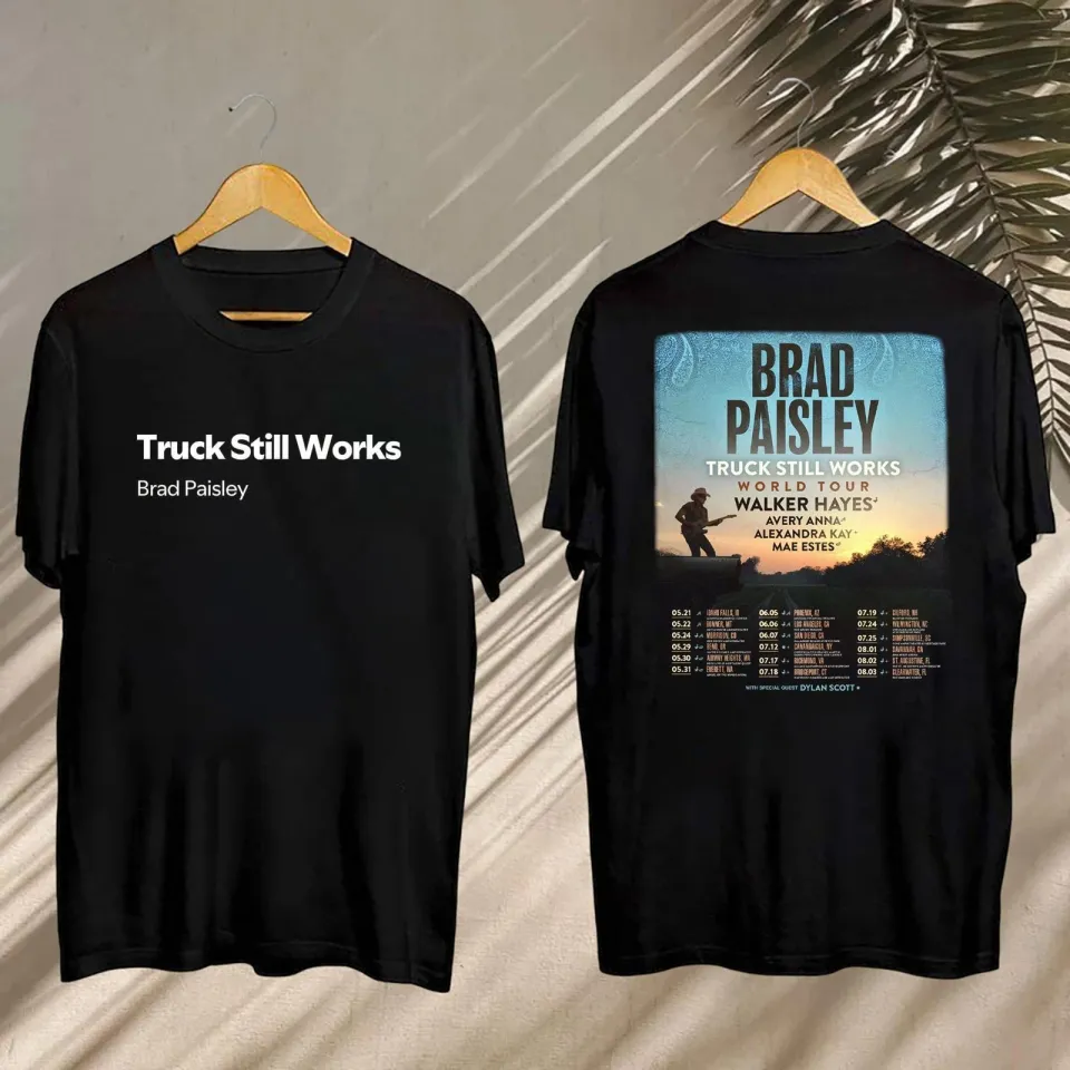 2025 Brad Paisley Truck Still Works World Tour Double Sided Shirt