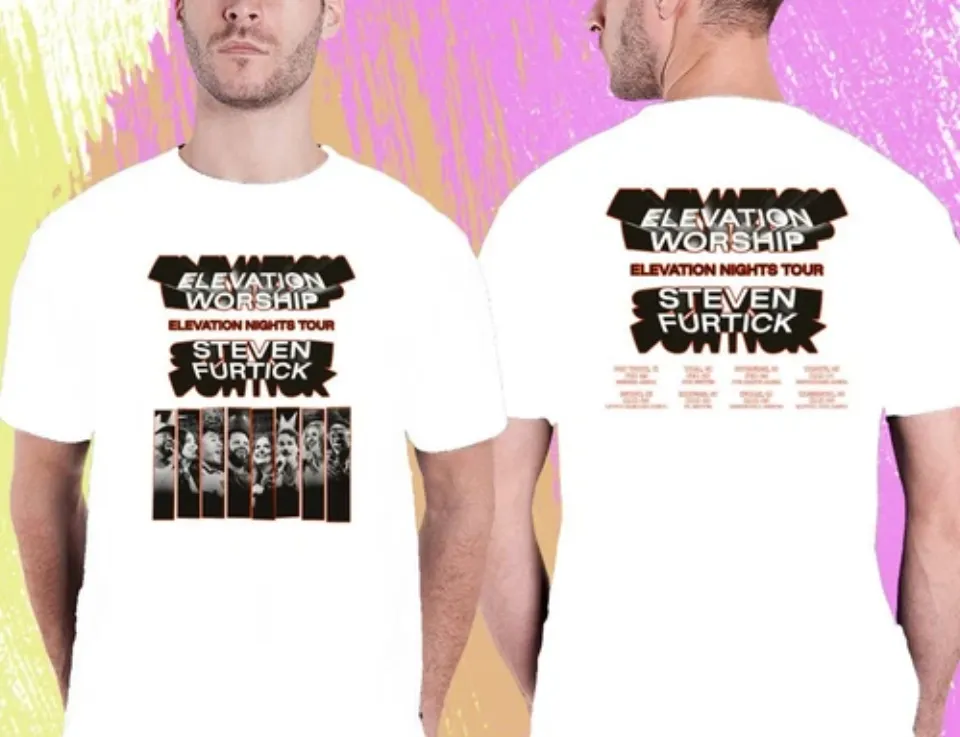 Elevation Worship Steven Furtick Elevation Nights Tour 2025 Double Sided Shirt