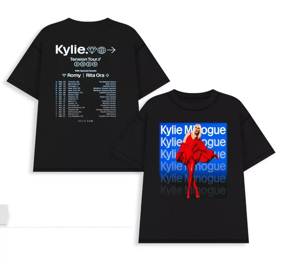2025 Kylie Minogue Tension World Tour Shirt, Kylie Minogue 2025 All Size