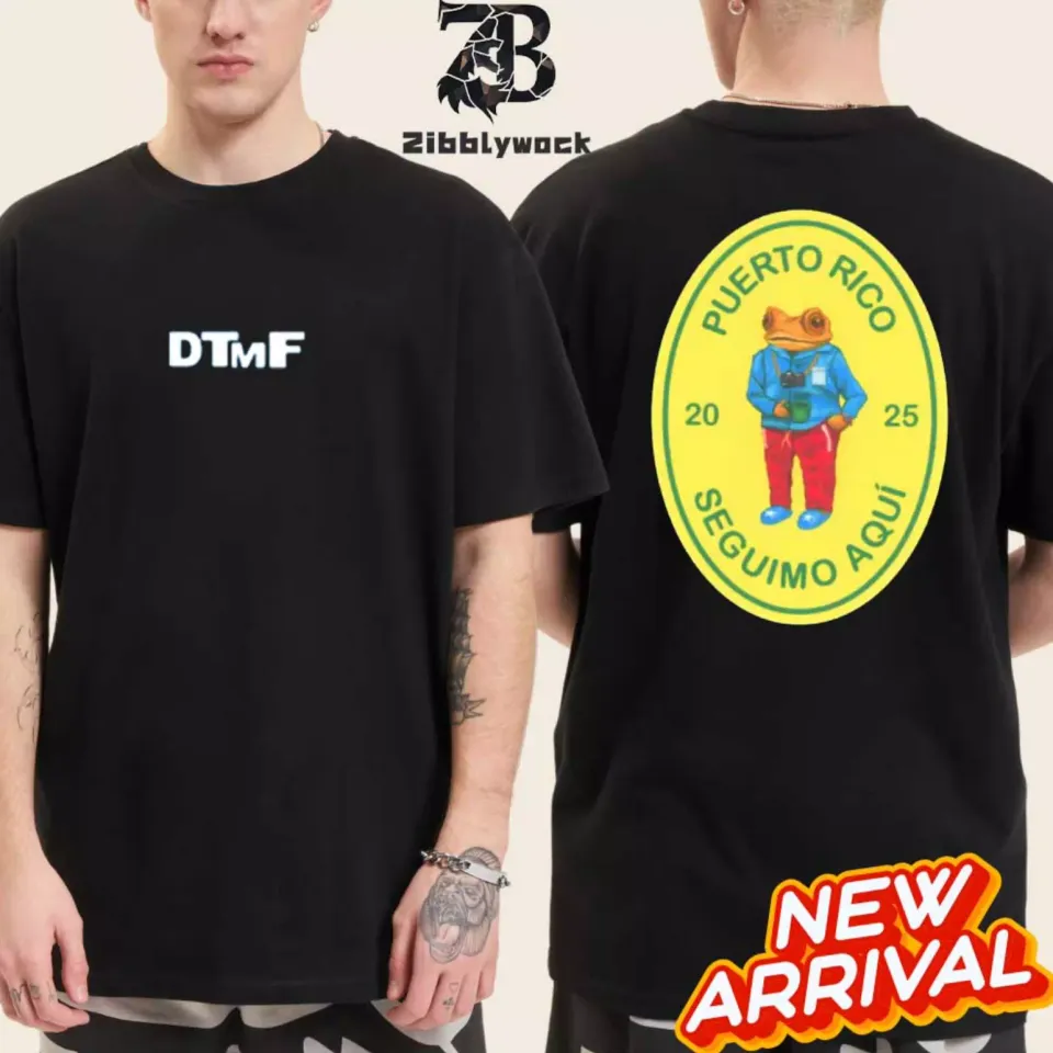 Bad Bunny Deb Tirar Ms Fotos 2025 Artwork Fan Gifts Unisex Shirt