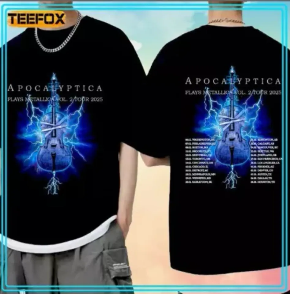 Apocalyptica Tour 2025 Concert Unisex Shirt For Fans Size S-4Xl