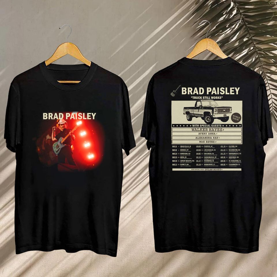 2025 Truck Still Works World Tour Brad Paisley Shirt, Brad Paisley Shirt, Brad Paisley Concert