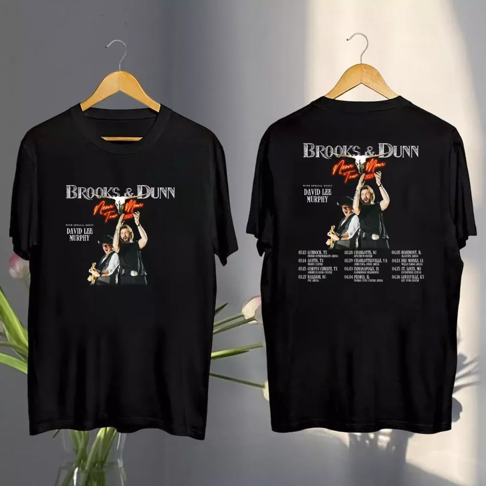 Brooks And Dunn Neon Moon Tour 2025 Shirt, Brooks & Dunn Merch, Brooks And Dunn