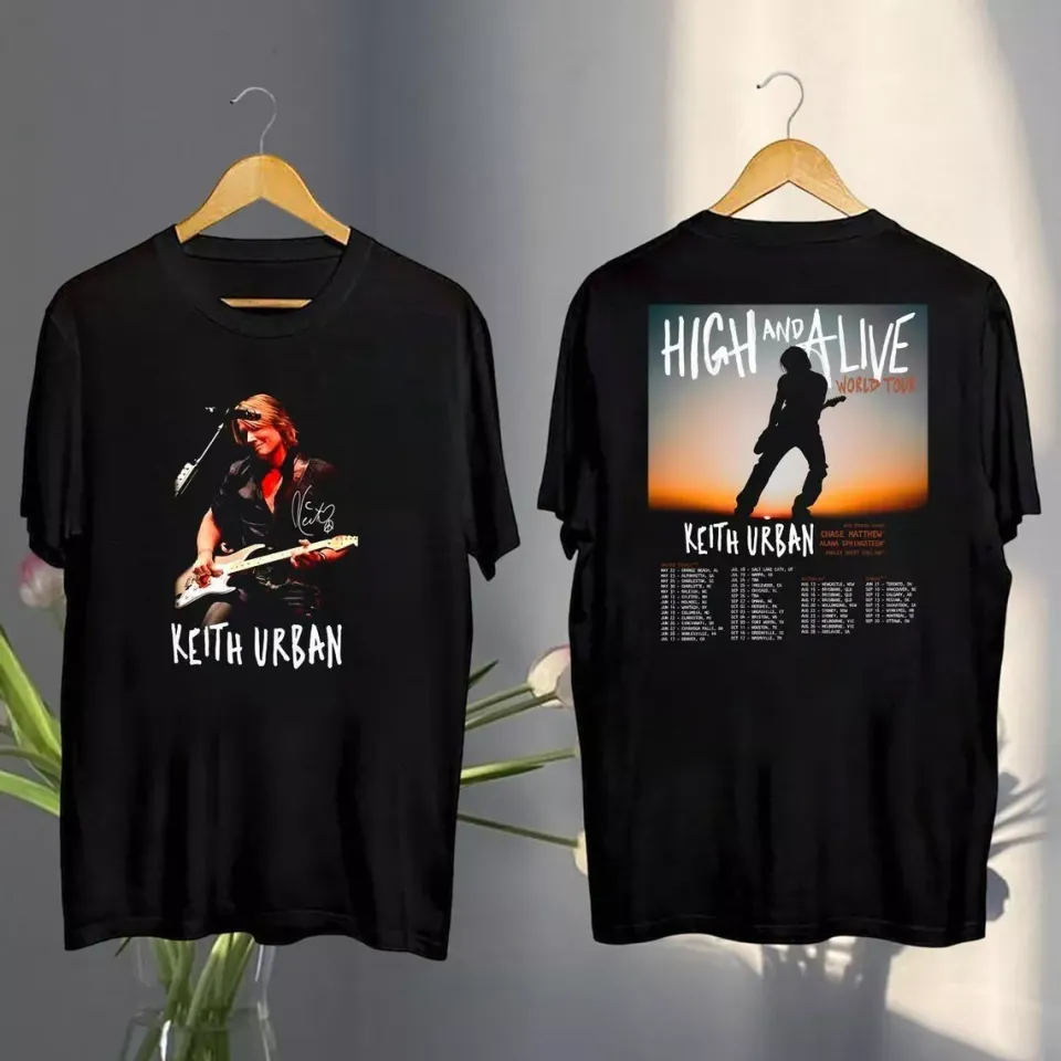 2025 Keith Urban High And Alive Tour Shirt, Keith Urban 2025 Concert Fan Shirt