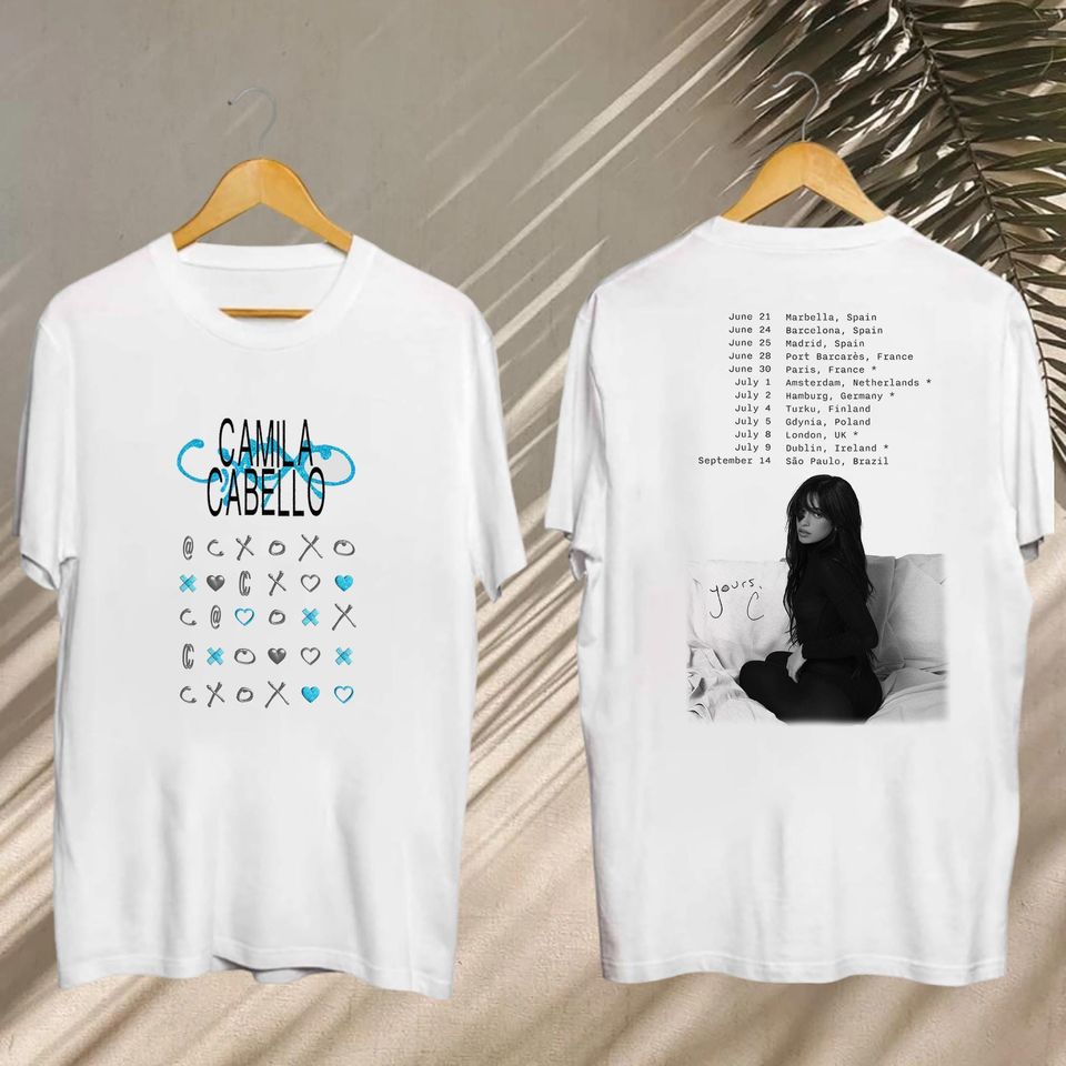 Camila Cabello Shirt, Camila Cabello Yours, C Tour Shirt