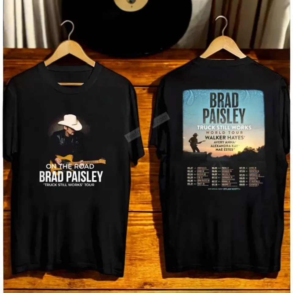 2025 Brad Paisley Truck Still Works World Tour Two-Sided Shirt