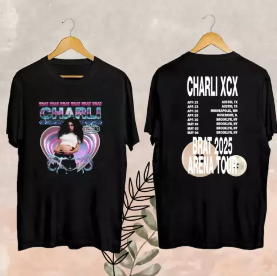 2025 Charli Xcx Brat Arena Tour Shirt, Charli Xcx 2025 Concert, Charli Xcx Fan