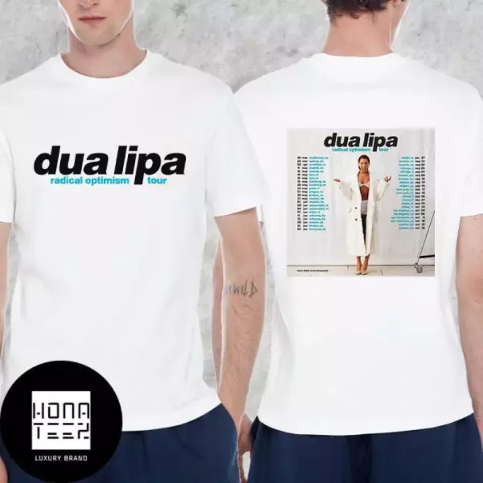 Dua Lipa Radical Optimism Tour 2025 Tour Date Fan Gifts Shirt