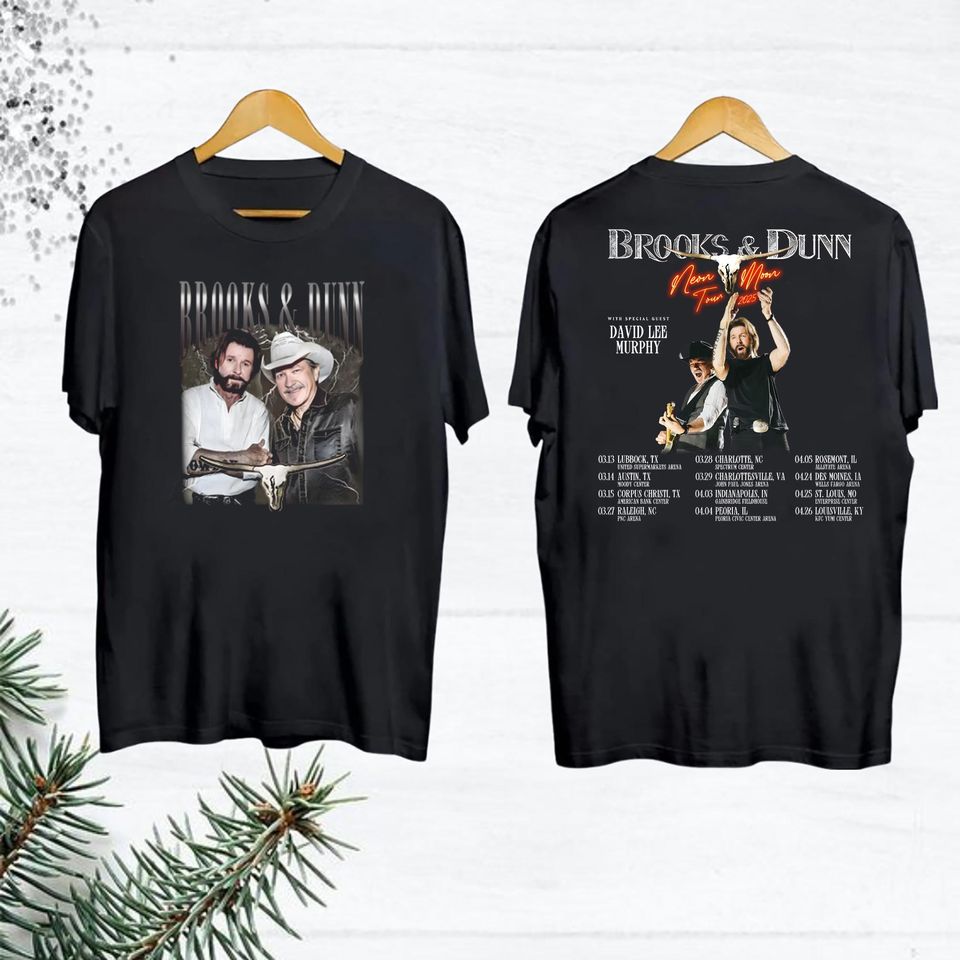 Brooks And Dunn Vintage Shirt, Brooks And Dunn Neon Moon 2025 Tour Shirt, Brooks & Dunn Merch