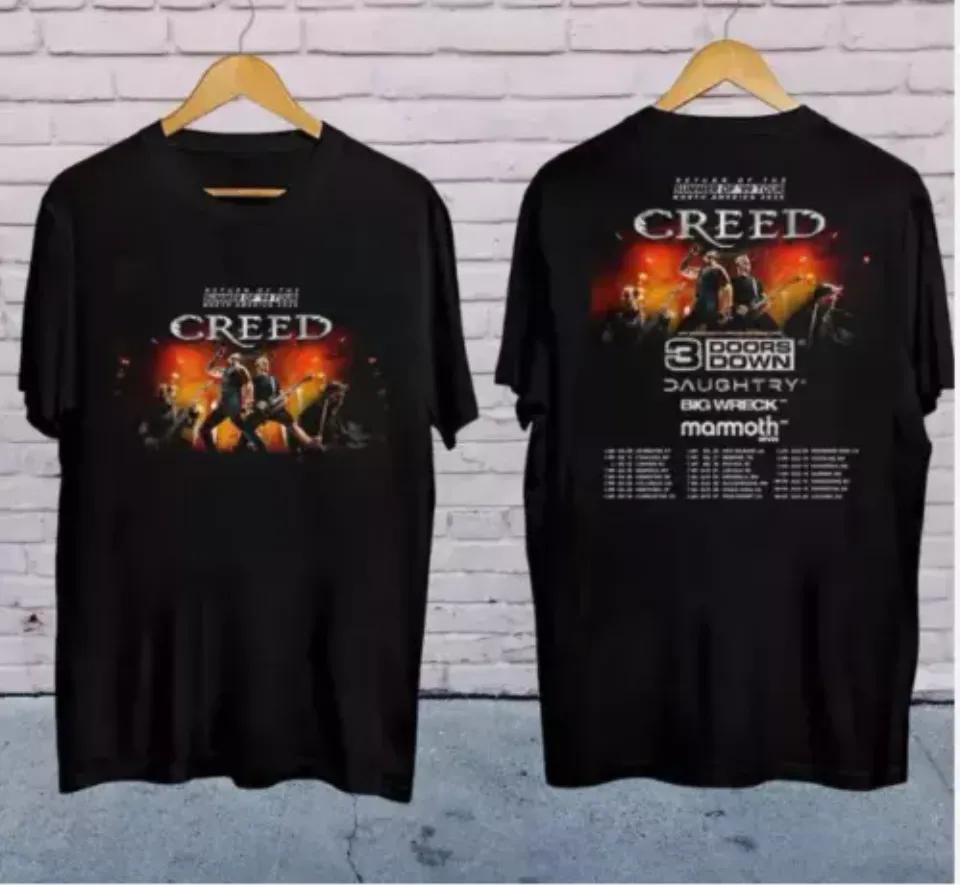 Creed Band 2025 Tour Summer Of 99 Tour Shirt, Creed Band Fan Gift, Creed 2025 Shirt