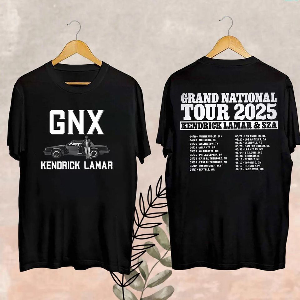 Grand National Tour Merch Shirt, Kendrick Lamar Tour 2025 Fan Shirt