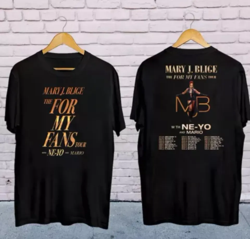 2025 Mary J Blige The For My Fans Tour Shirt, Mary J Blige 2025 Concert