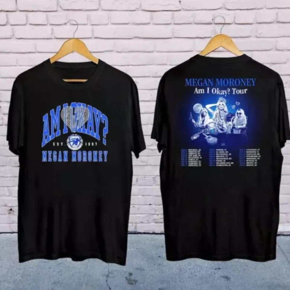 'Megan Moroney' Shirt, 2025 'Megan Moroney' Am I Okay Tour Shirt