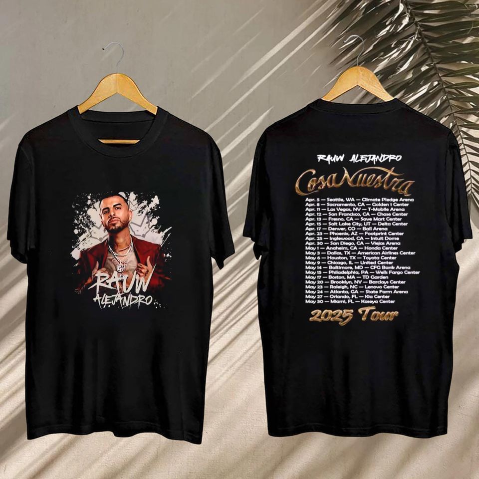 Graphic Rauw Alejandro Cosa Nuestra Tour 2025 Shirt, Rauw Alejandro Fan Gift, Rauw Alejandro Concert