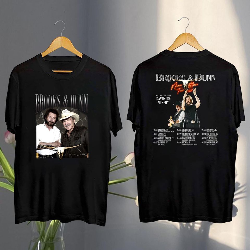 Brooks And Dunn Vintage Shirt, Brooks And Dunn Neon Moon 2025 Tour Shirt, Brooks & Dunn Merch