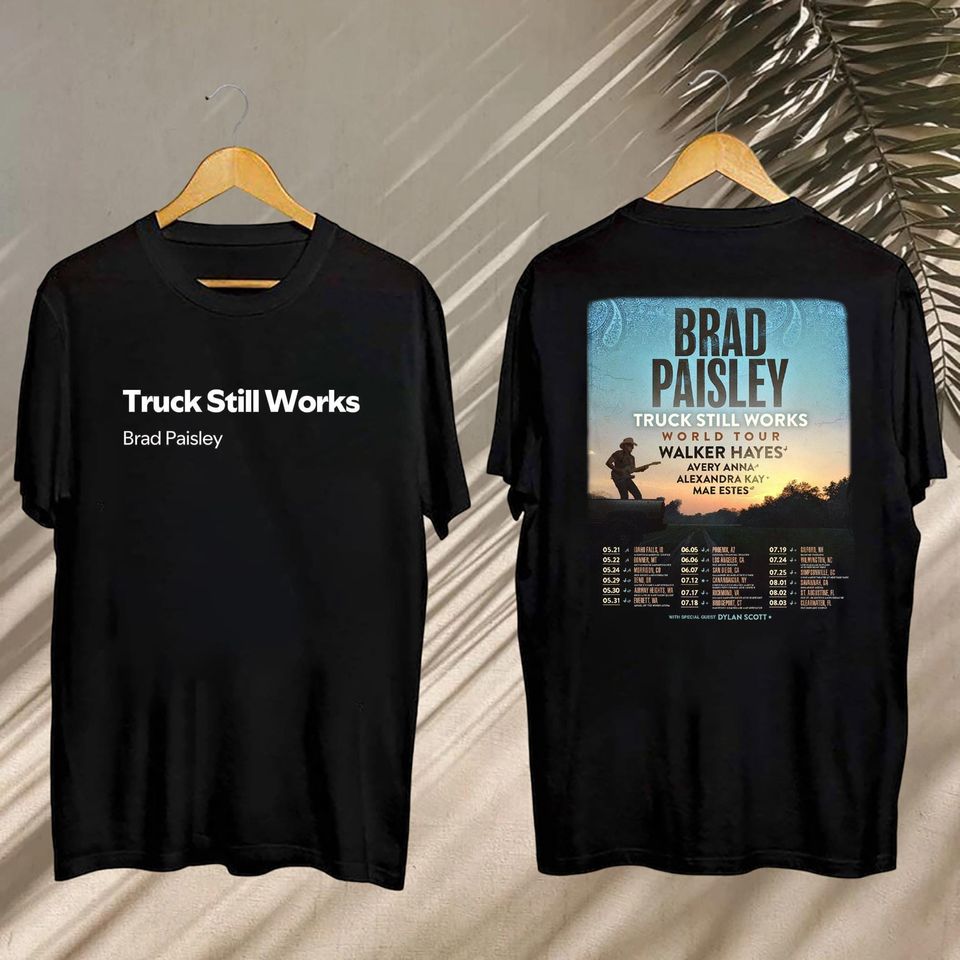 2025 Brad Paisley Truck Still Works World Tour Shirt, Brad Paisley Concert, Brad Paisley Fan Shirt