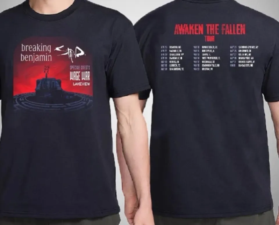 Breaking Benjamin Awaken The Fallen Tour 2025 With Special Shirt