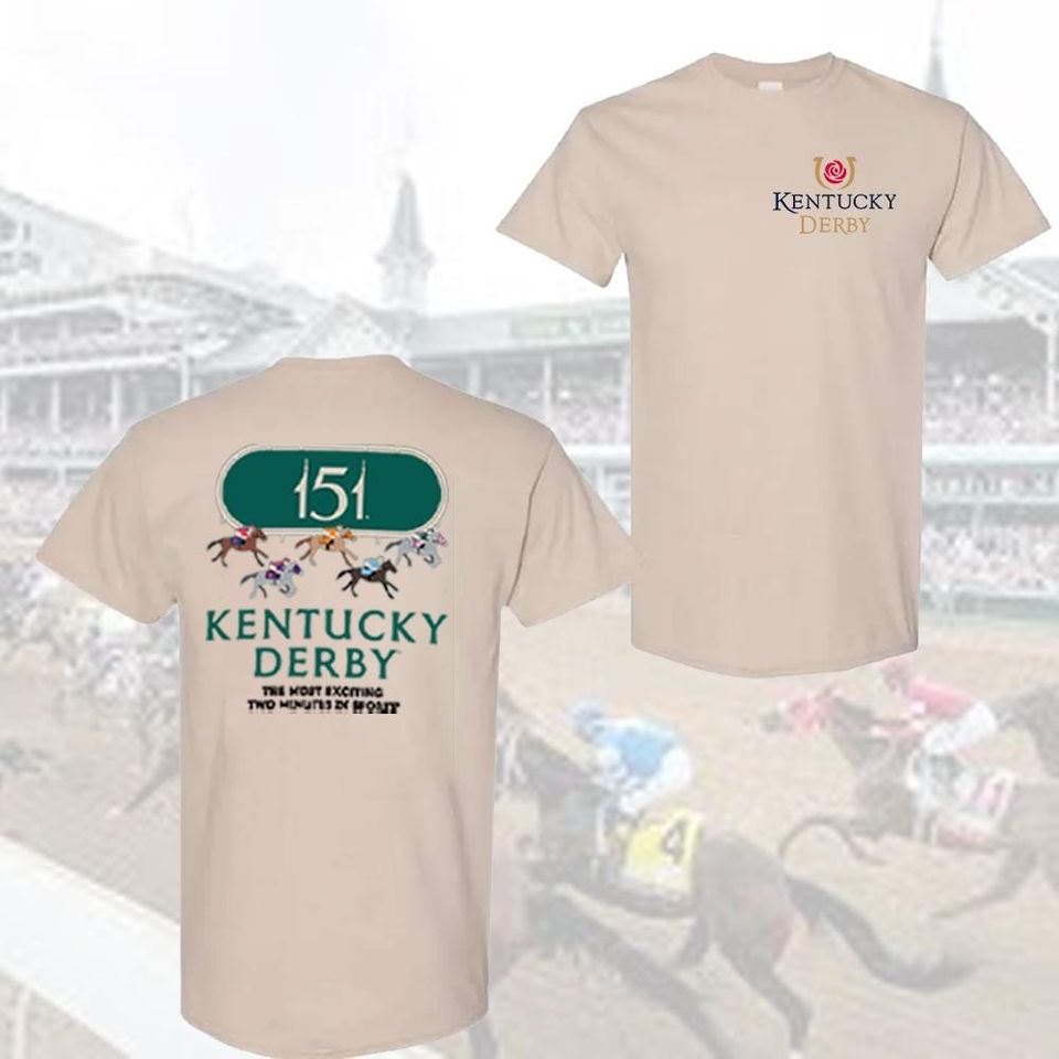 2025 Ahead Green 151St Kentucky Derby Greatest Two Minutes, Kentucky Race Weekend Shirt, Kentucky Derby Race 2025 Shirt